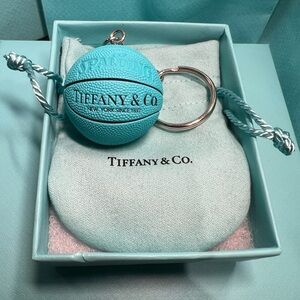 Tiffany & Co. Blue Basketball Keychain